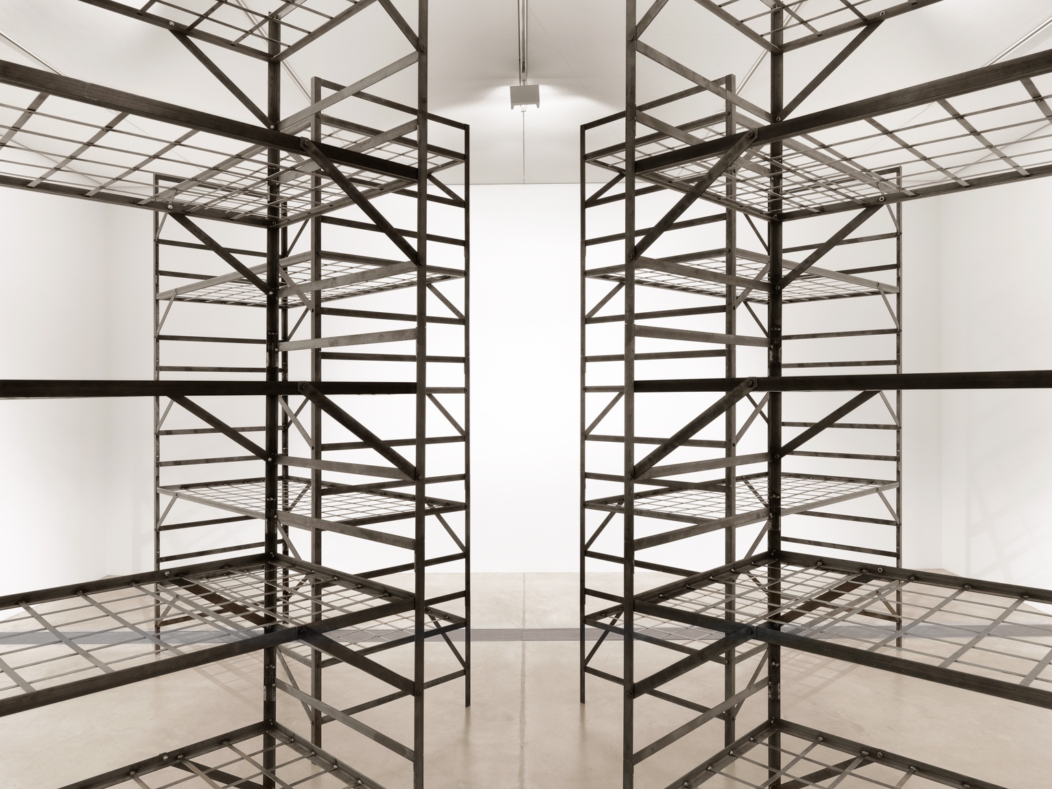 Mona Hatoum's steel installation 
