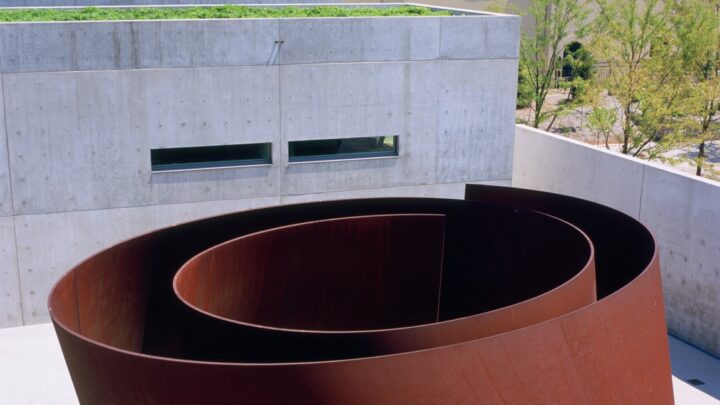 An elevated view of Richard Serra's 