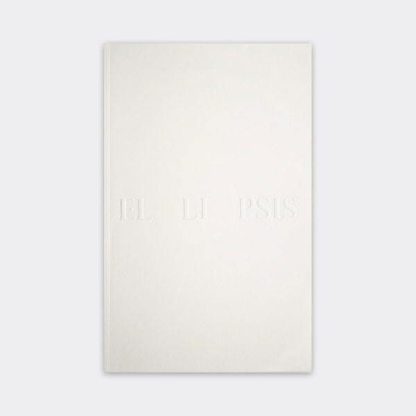 The exhibition catalogue cover for "Ellipsis."