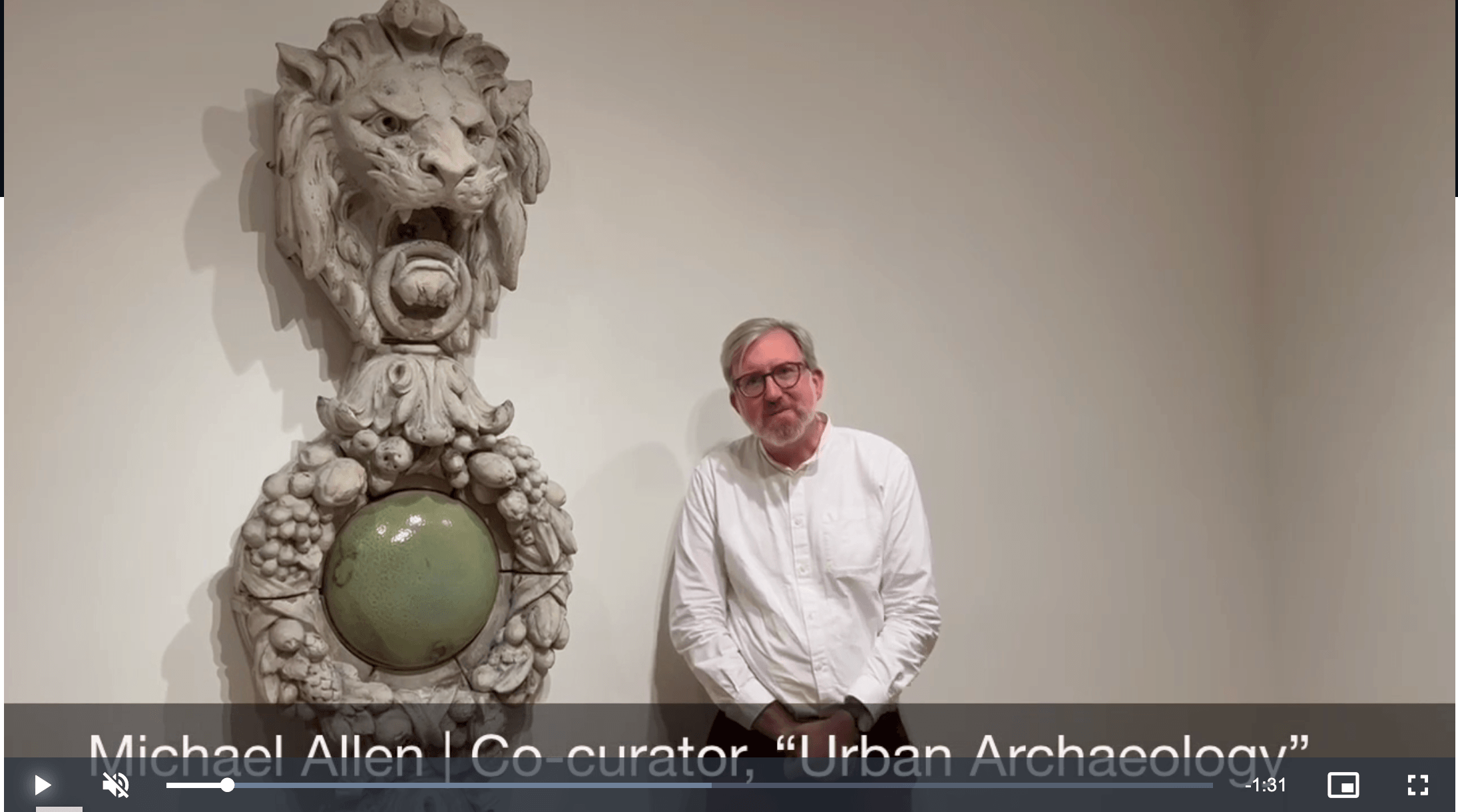 Michael Allen, co-curator of "Urban Archaeology" at the Pulitzer Arts Foundation, discusses the exhibition on the St. Louis Post-Dispatch